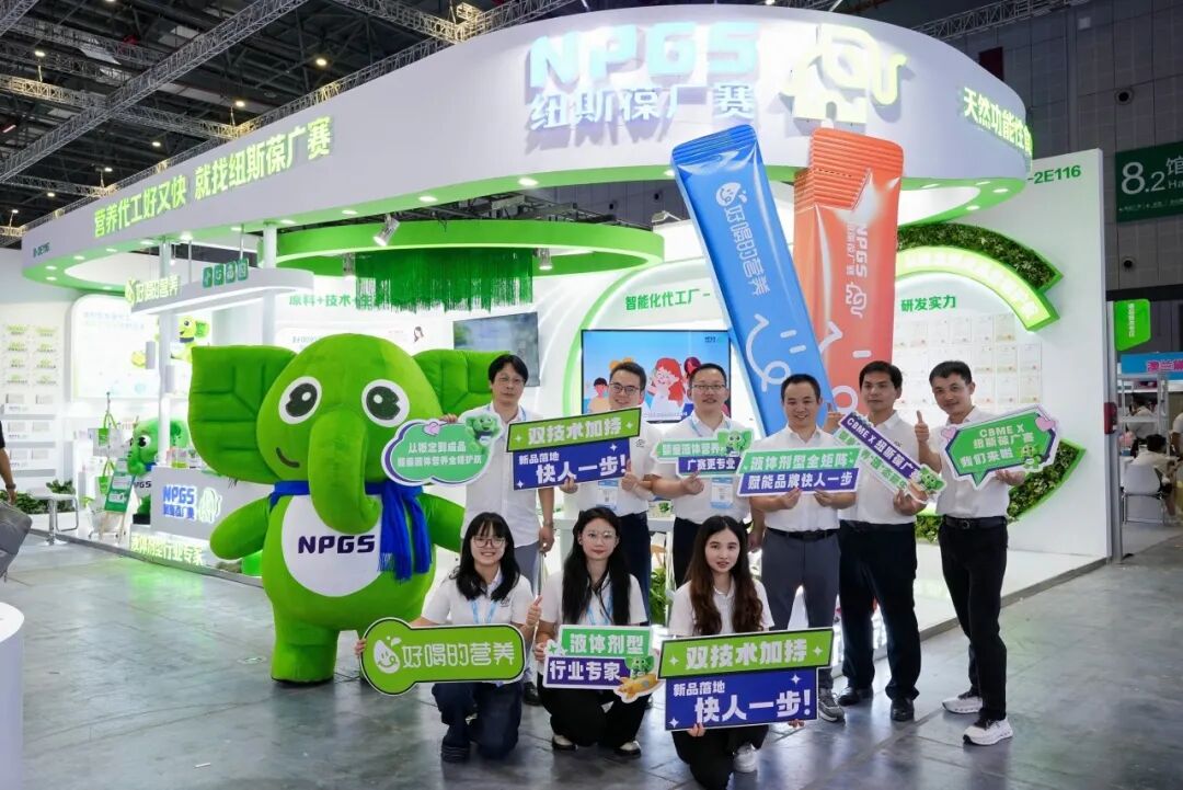 NPGS team at the CBME exhibition booth