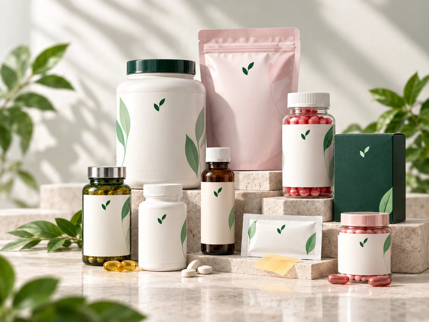 Private-label packaging directions across powder, gummy, capsule, liquid and oral-film formats