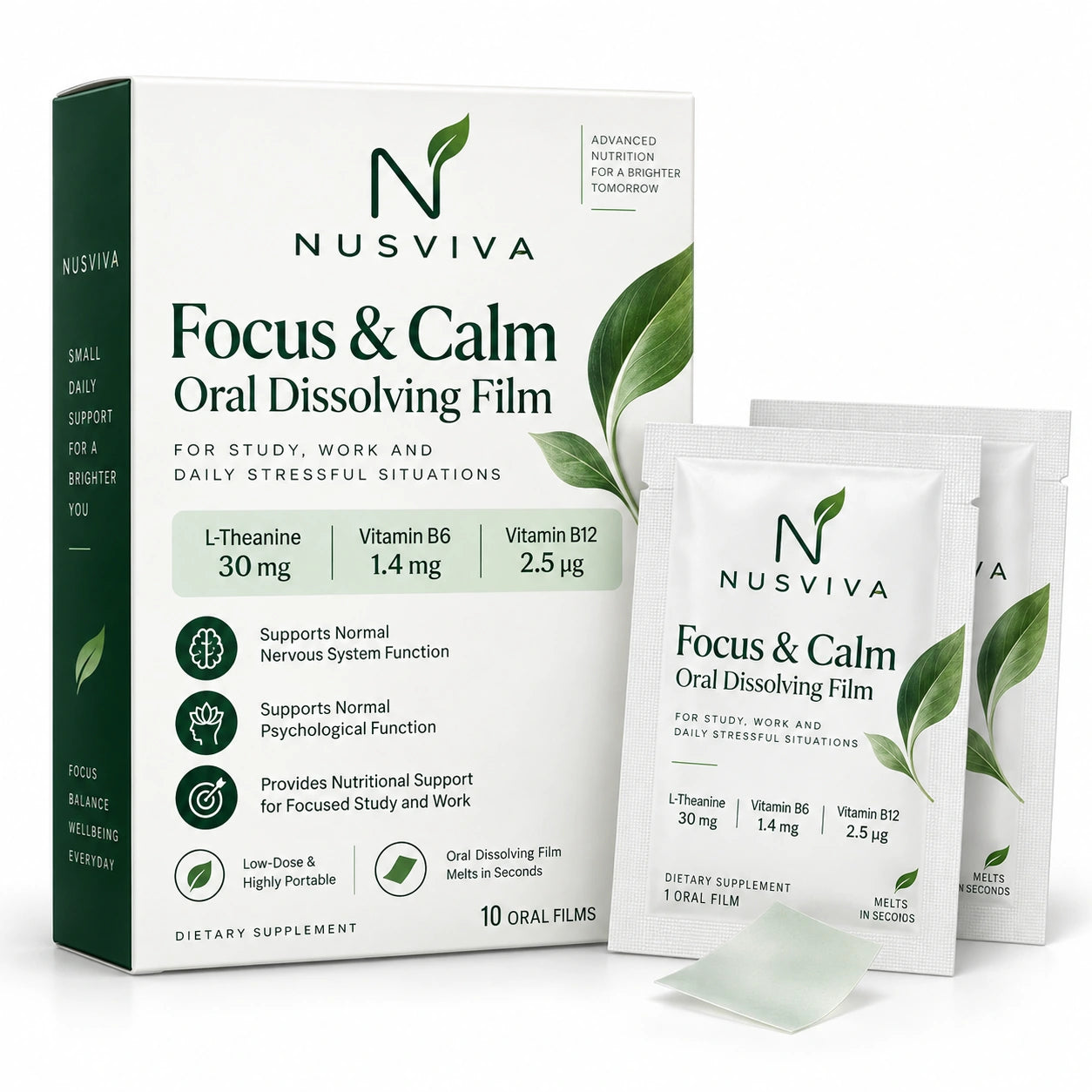 Focus & Calm Oral Dissolving Film